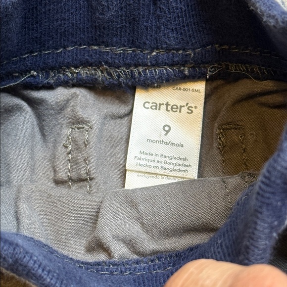 9m Carters Striped matching Hoodie/ Pants Set with lobster Socks skeleton shorts - Picture 6 of 11